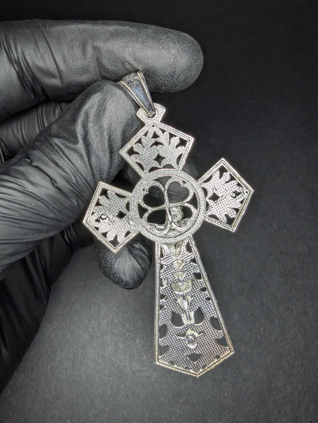 Solid 925 Sterling Silver Huge Crucifix Pendant