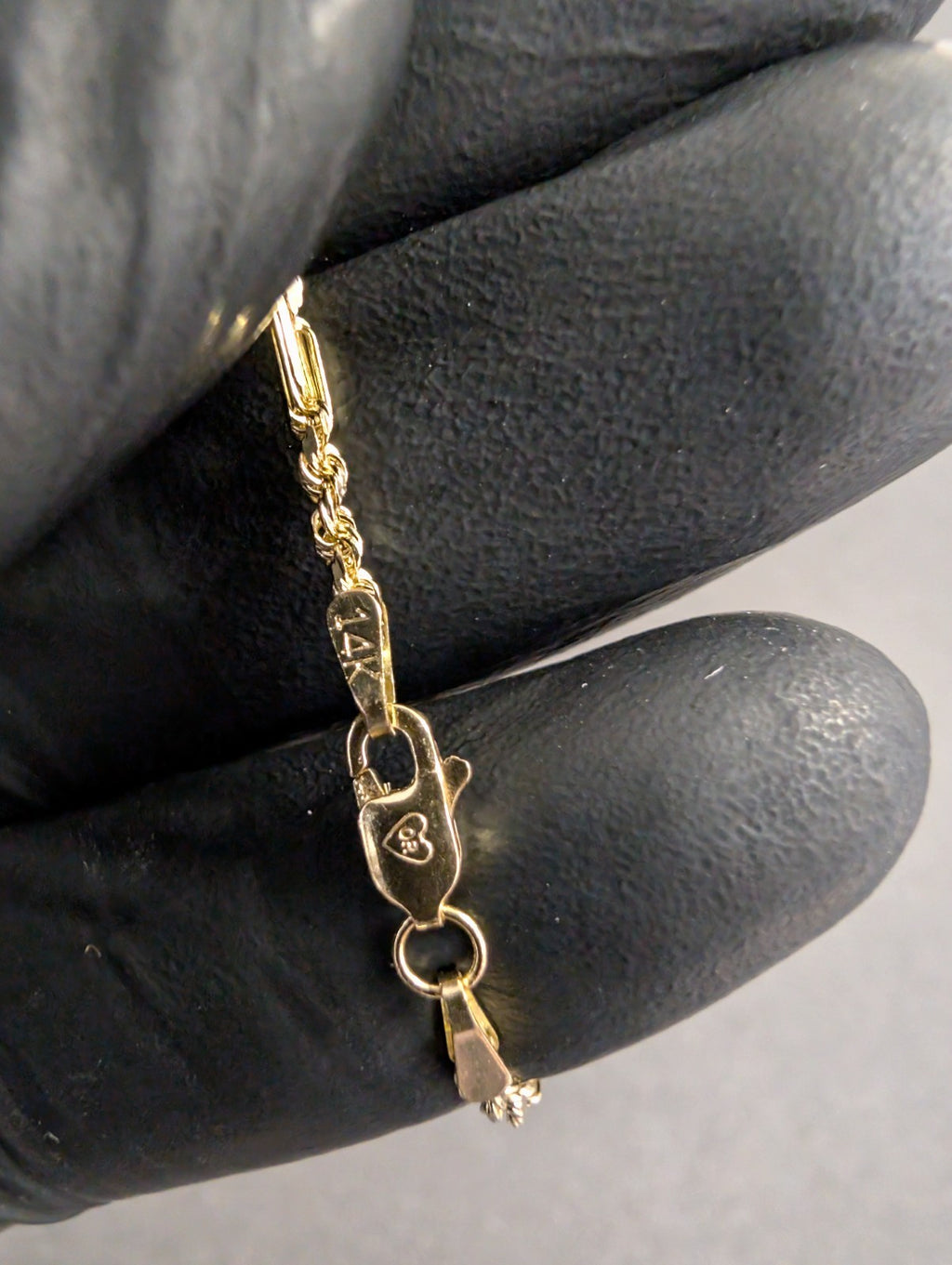14k Yellow Gold 7in 1.9mm Milano / Figarope Bracelet