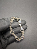 Solid 925 Sterling Silver Designer Inspired 7in 12.2mm Belcher Link Bracelet