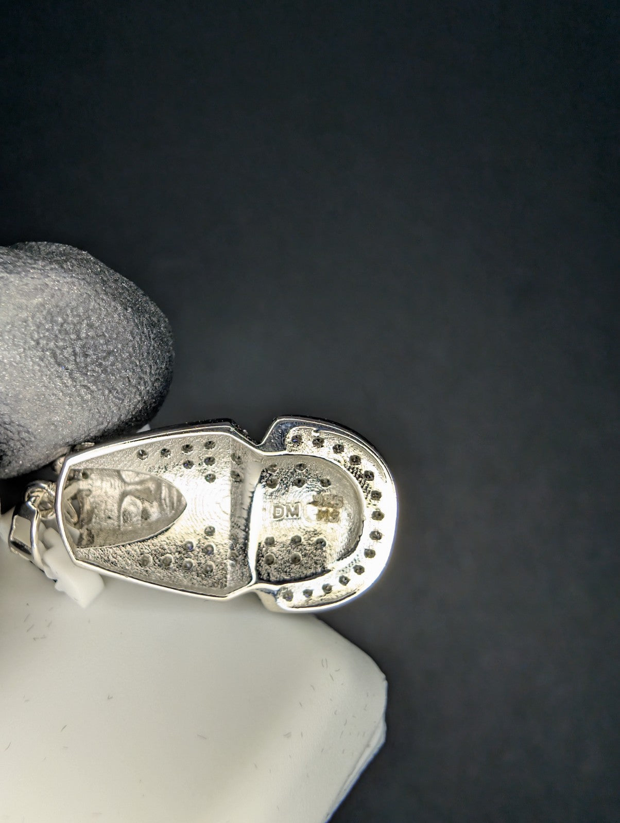 Solid 925 Sterling Silver Icy VVS D Moissanite Egyptian King Pharaoh Pendant
