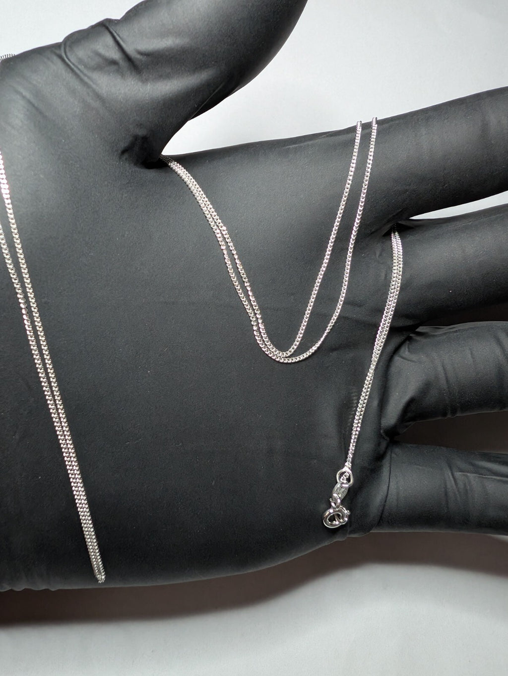 Solid 925 Sterling Silver 30in 1.1mm Micro Cuban