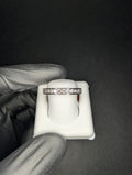 Solid 925 Sterling Silver Channel Set VVS D Moissanite Eternity Ring Size 8