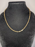 10k Peruvian Yellow Gold 20in 4.1mm Milano / Figaraope Necklace