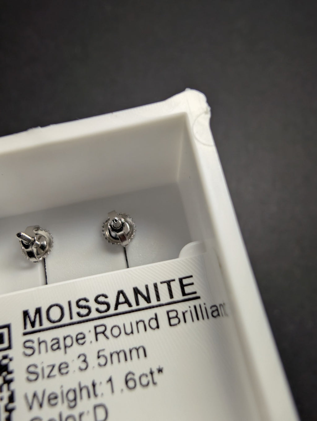 Solid 925 Silver GRA Certified Moissanite 8.0mm Criss Cross Flower Stud Earrings