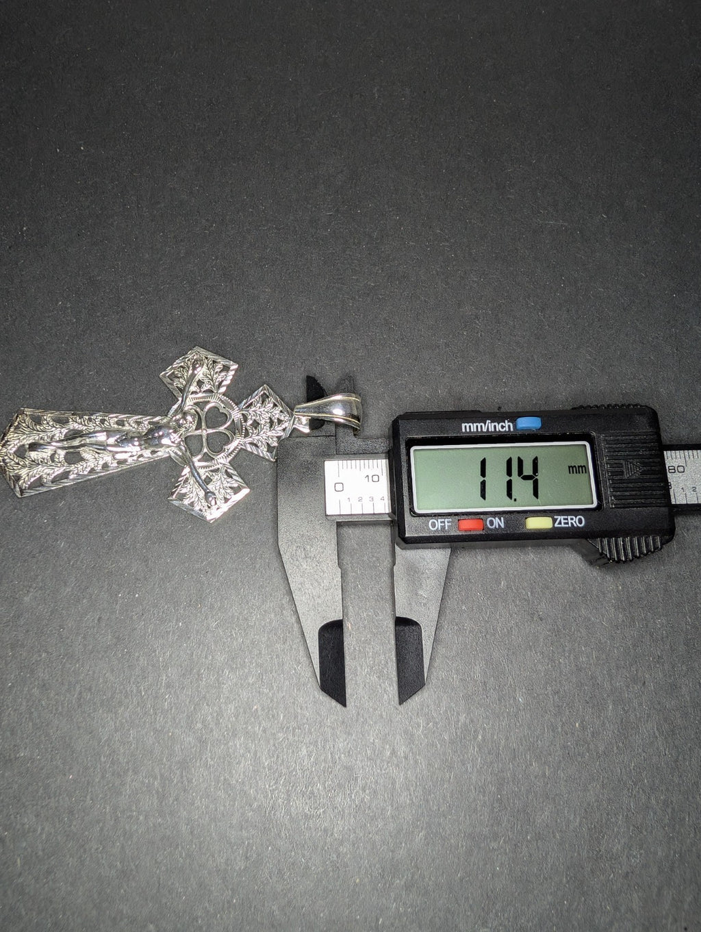 Solid 925 Sterling Silver Huge Crucifix Pendant