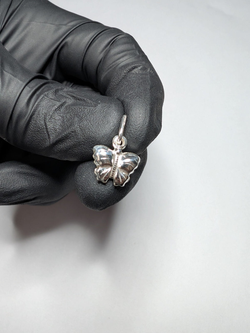 925 Sterling Silver Butterfly Charm Pendant 
