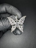 Solid 925 Sterling Silver Medium Butterfly Pendant